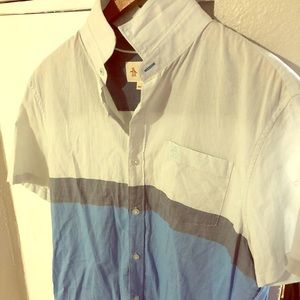 Penguin Men’s short sleeve button up shirt